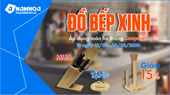 ƯU ĐÃI ĐỒ BẾP XINH NAM HOA TẠI COOP MART