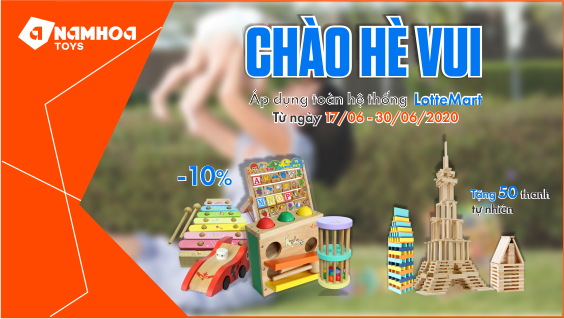 CHÀO HÈ VUI CÙNG ĐỒ CHƠI GỖ NAM HOA