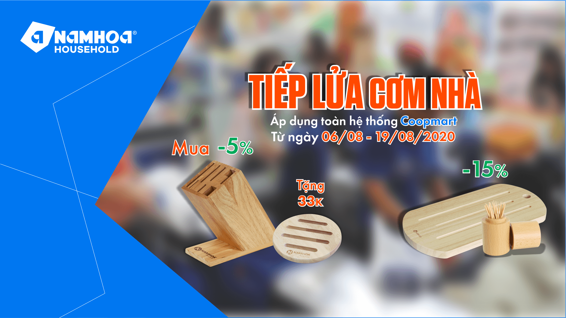 TIẾP LỬA CƠM NHÀ - THIẾT BỊ NHÀ BẾP NAM HOA ƯU ĐÃI LỚN