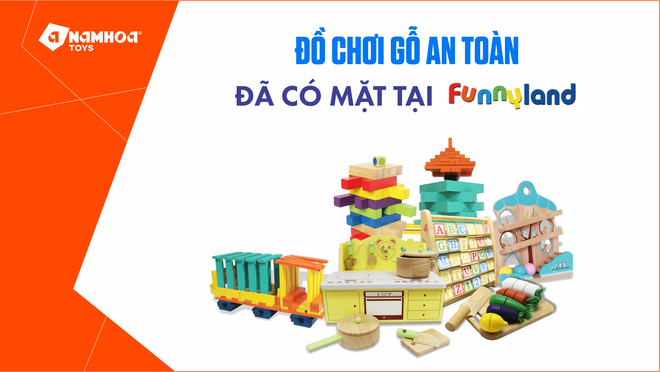 ĐỒ CHƠI GỖ NAM HOA ĐÃ CÓ MẶT TẠI FUNNYLAND