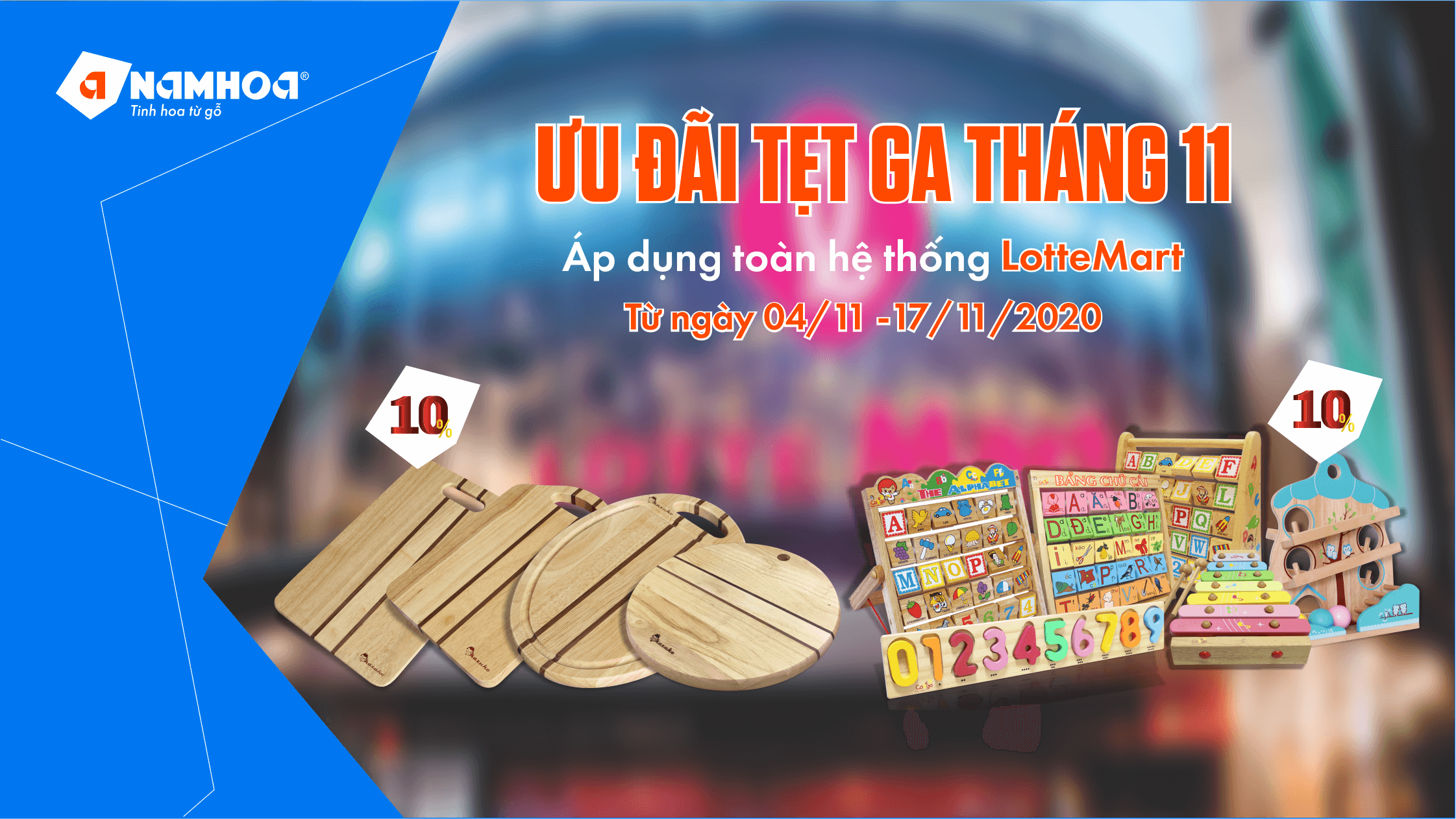 ƯU ĐÃI TẸT GA THÁNG 11