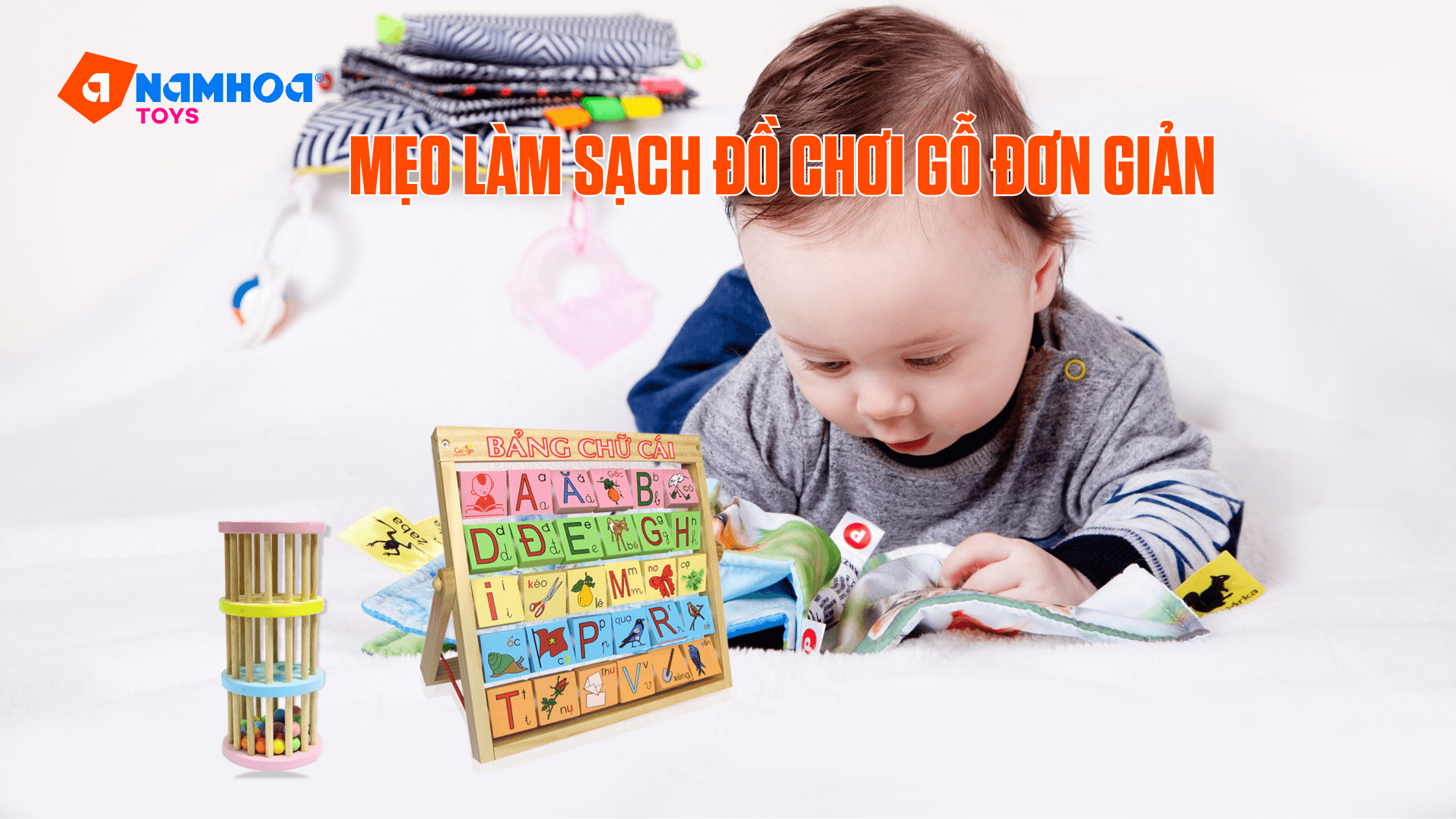 MẸO LÀM SẠCH ĐỒ CHƠI GỖ ĐƠN GIẢN